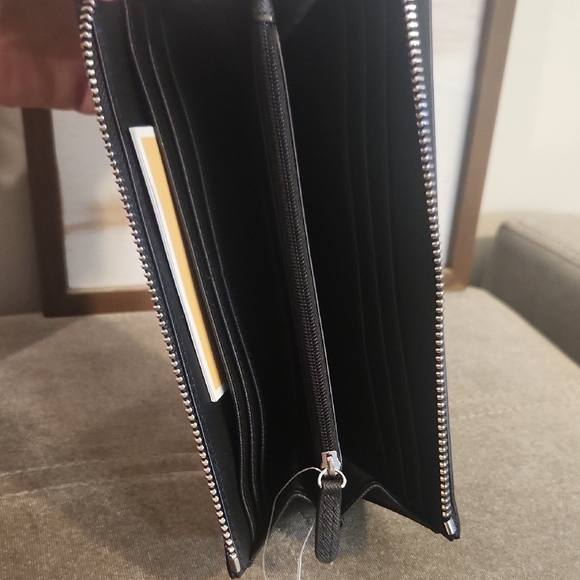 Michael Kors Black Zip-Around Wallet - Picture 4 of 8